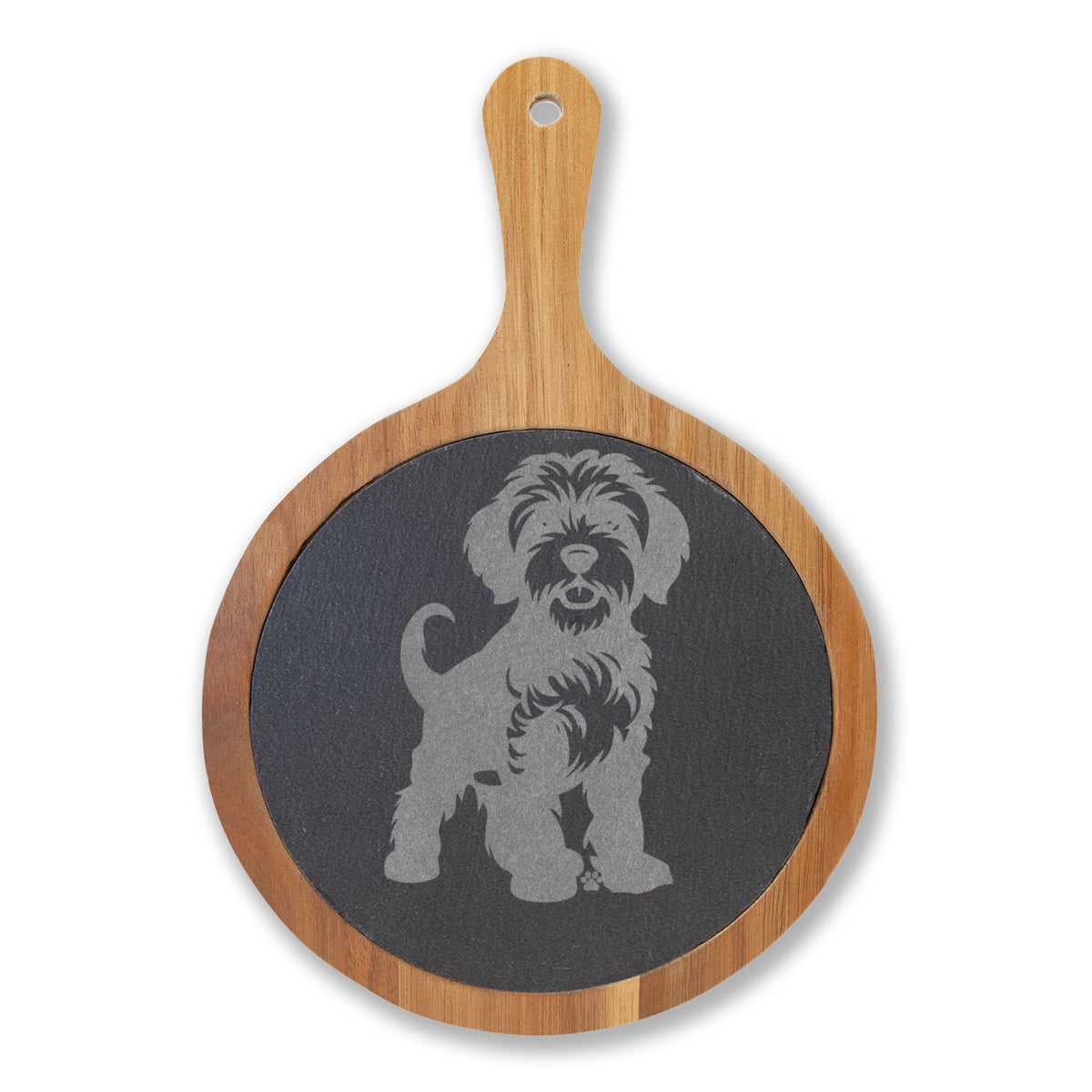 Doodle Engraved Charcuterie Board, Dog Lover Cheese Board & Serving Platter