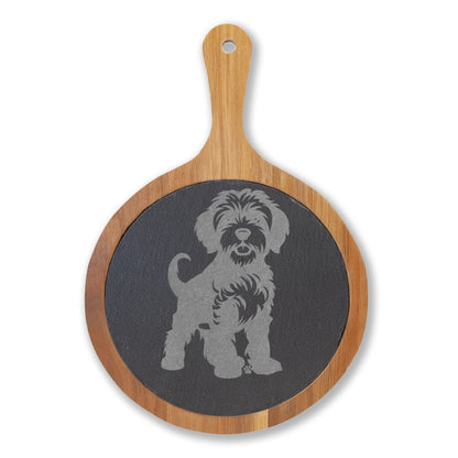 Doodle Engraved Charcuterie Board, Dog Lover Cheese Board & Serving Platter