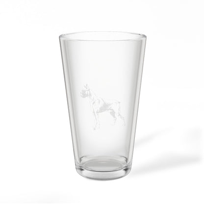 Boxer Engraved Pint Glass