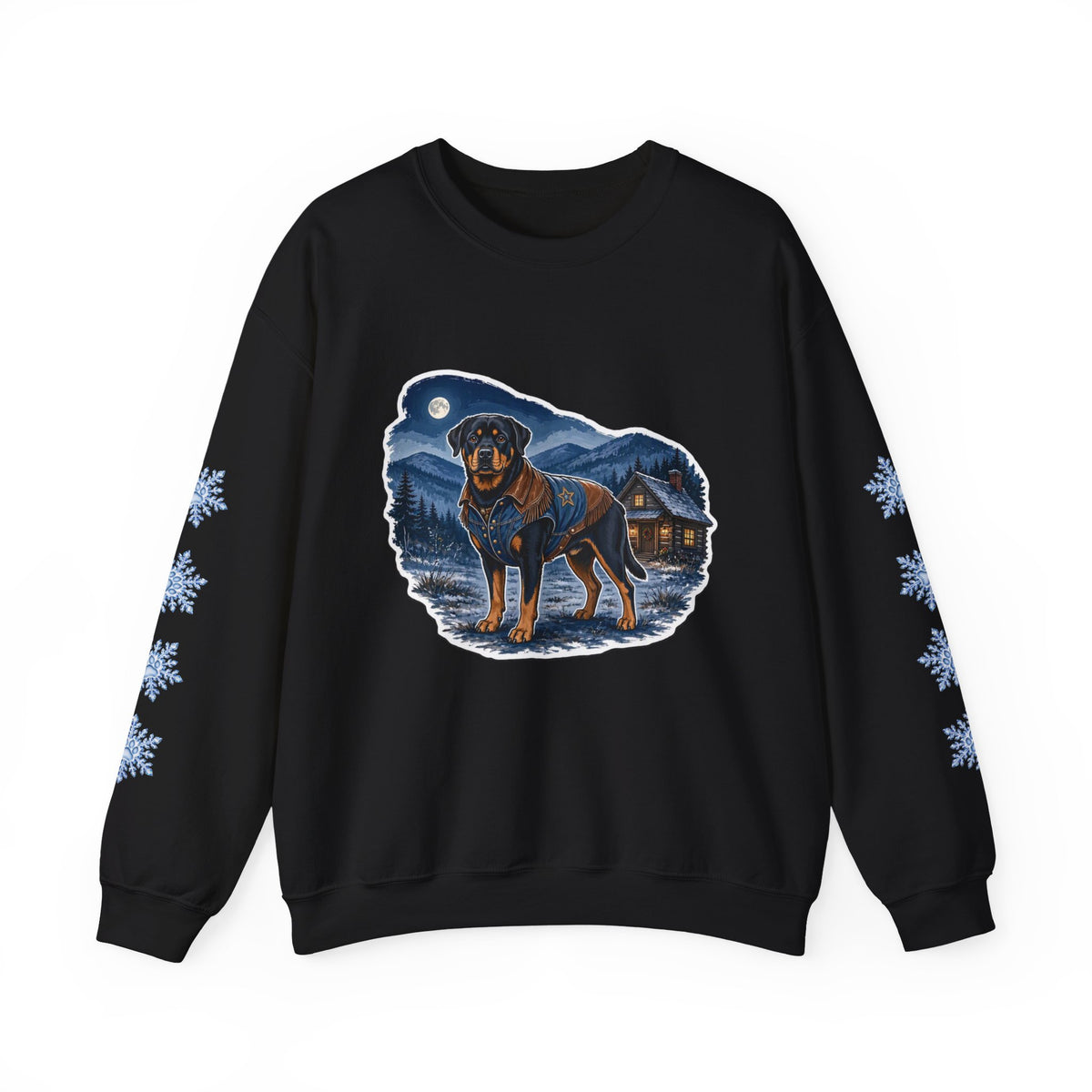 Rottweiler Smoky Mountain Christmas Sweatshirt