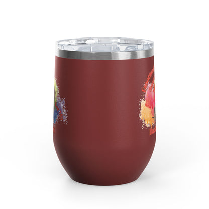 Emotional Support Human for my Dachshund, Wire Haired, Wine Tumbler
