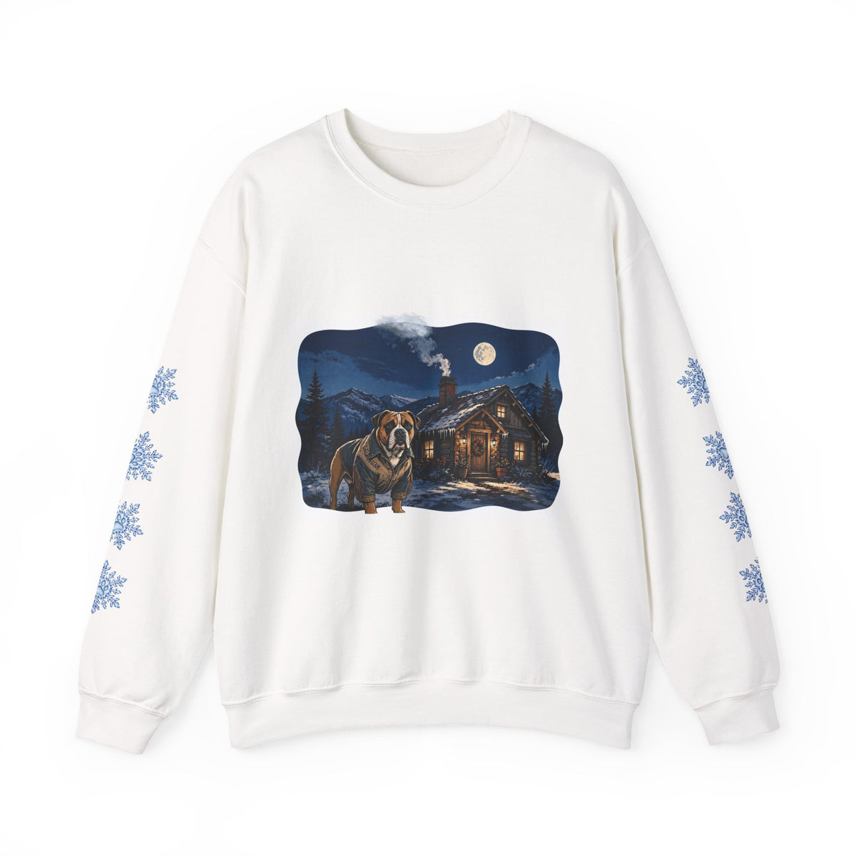 American Bulldog Smoky Mountain Christmas Sweatshirt