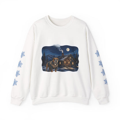 American Bulldog Smoky Mountain Christmas Sweatshirt