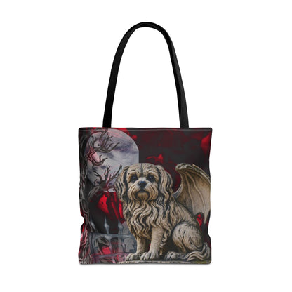 Maltese Angelic Gargoyle Protector Tote Bag