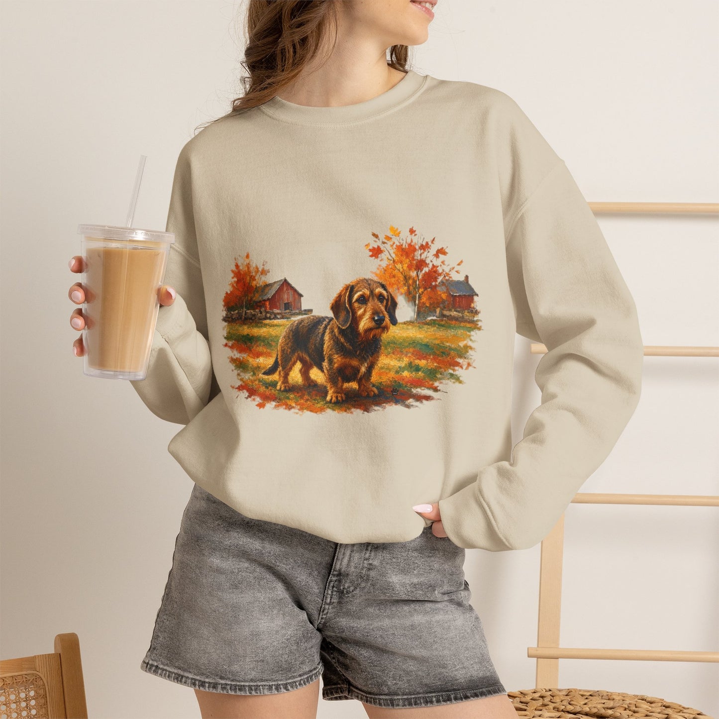 Wire Hair Dachshund Sweater Weather Sweatshirt