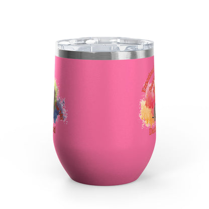 Emotional Support Human for my Dachshund, Wire Haired, Wine Tumbler