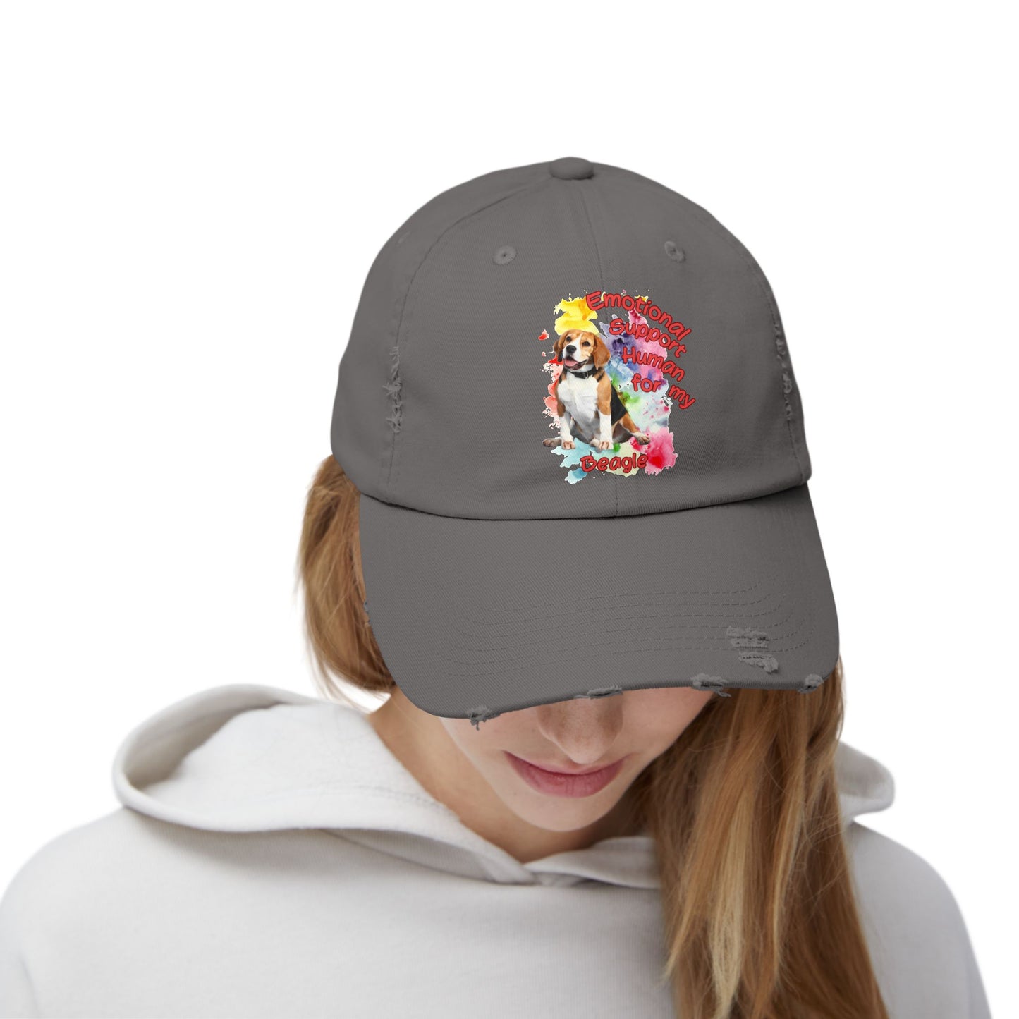 Emotional Support Human for my Beagle Hat