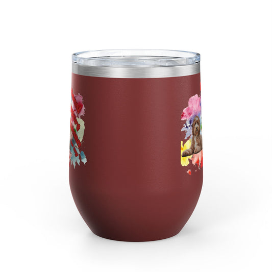 Emotional Support Human for my Doodle dog Wine Chiller