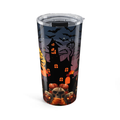 Enchanting French Bulldog Witch Art on Insulated Tumbler - Perfect Halloween Gift, 20 oz