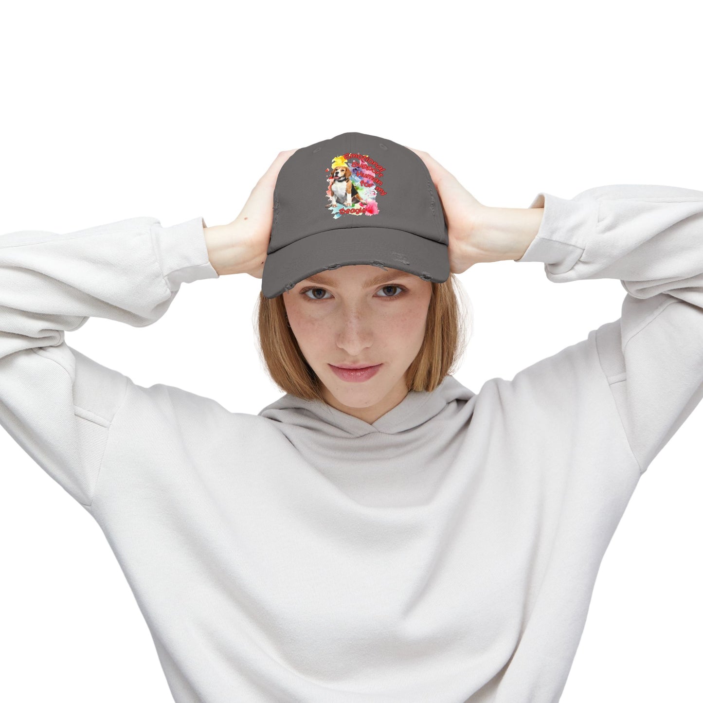 Emotional Support Human for my Beagle Hat