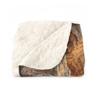 Leo Elemental Golden Retriever Sherpa Blanket | Fire Zodiac Dog Fleece Throw | Warm Cozy Dog Lover Gift | Astrology Bed & Couch Throw
