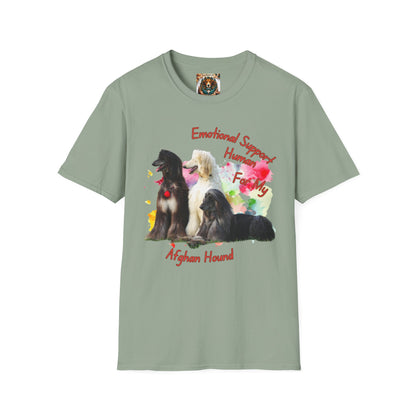 Afghan Hound Emotional Support Human T-shirt
