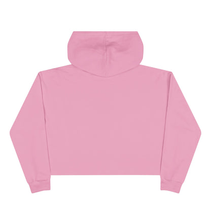 Corgi Fairytale Cropped Hoodie — Floral Dog Graphic Crop Sweatshirt