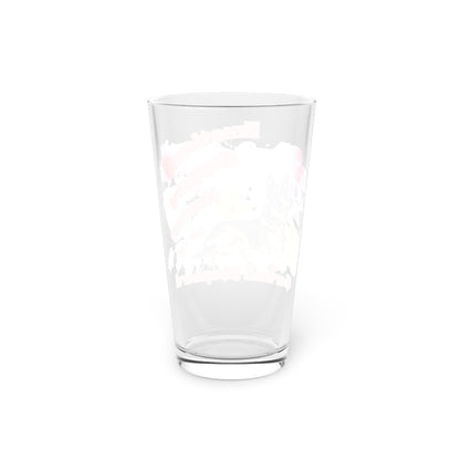 Emotional Support Human for my German Shepherd Pint Glass