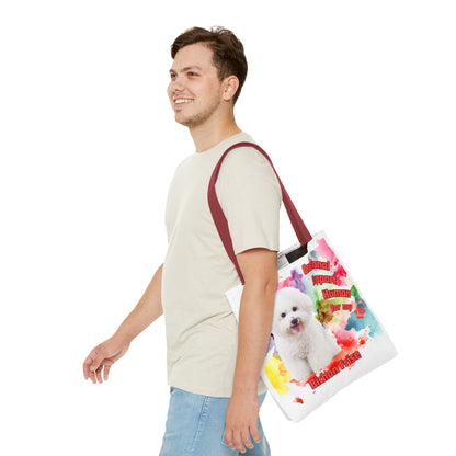 Emotional Support Human for my Bichon Frise Tote Bag