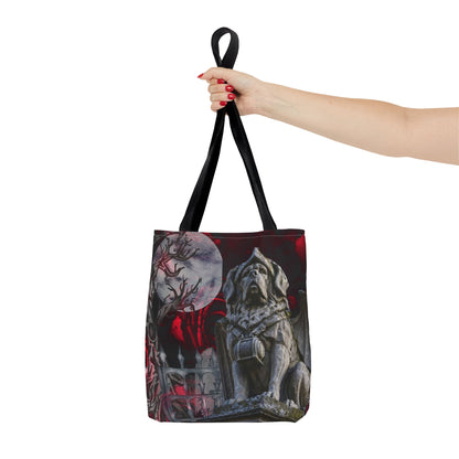 Saint Bernard Angelic Gargoyle Protector Tote Bag