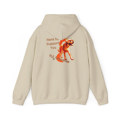 Labrador Retriever "Here to Support You" MS Awareness Hoodie