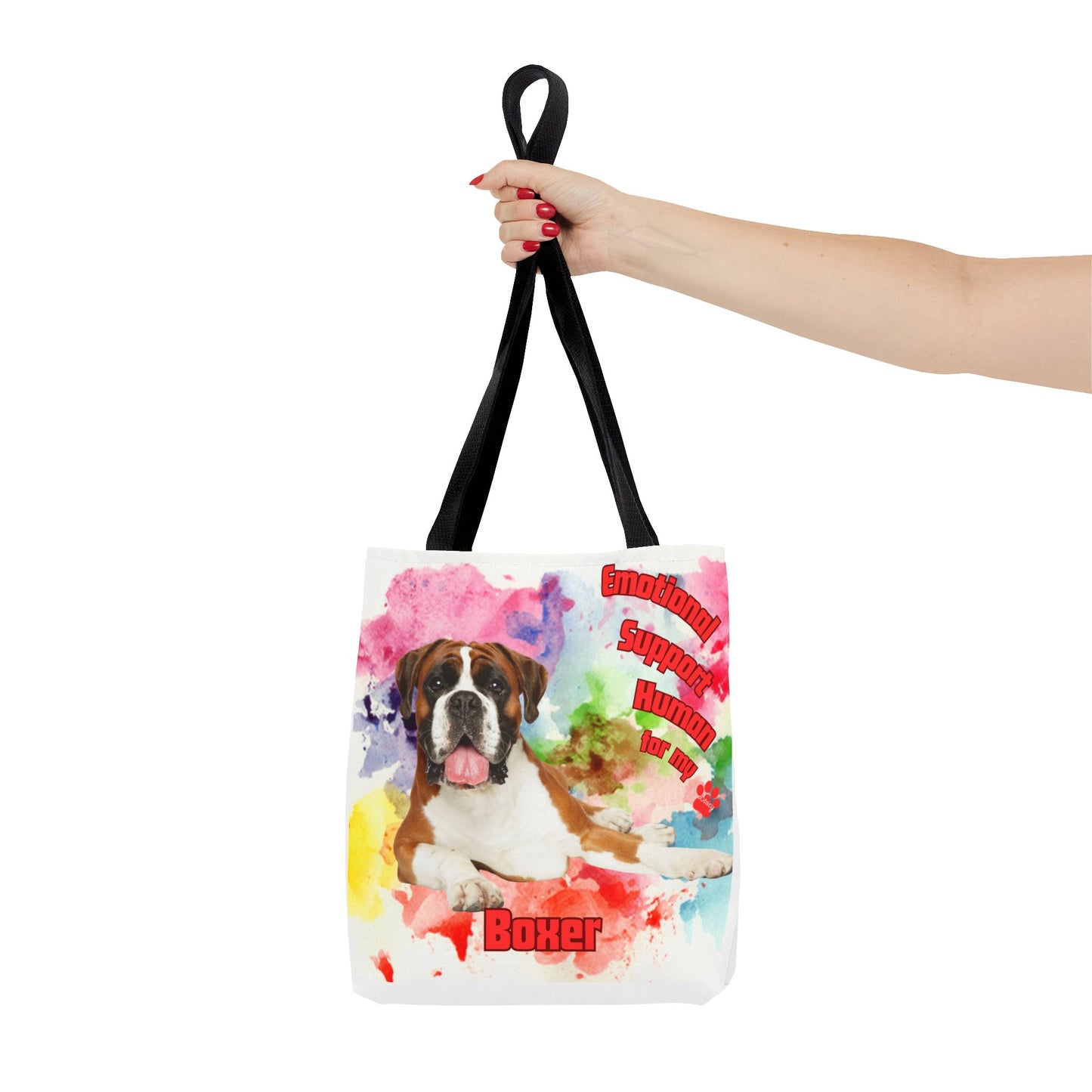 Emotional Support Human for my Boxer tote bag