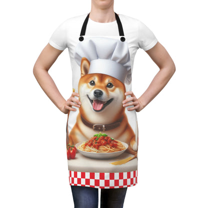 Shiba Inu Italian Chef Apron