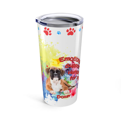 Emotional Support Human for my boxer Coffee Tumbler