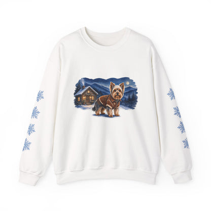 Yorkshire Terrier Smoky Mountain Christmas Sweatshirt