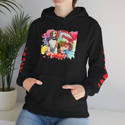 Emotional Support Human for My Beagle Pullover Hoodie