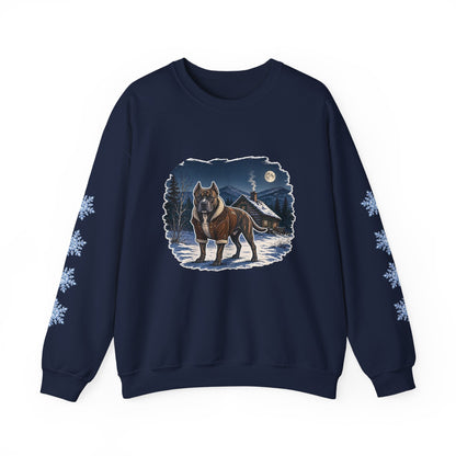 Pitbull Smoky Mountain Christmas Sweatshirt