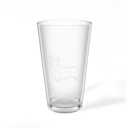 Corgi Engraved Pint Glass