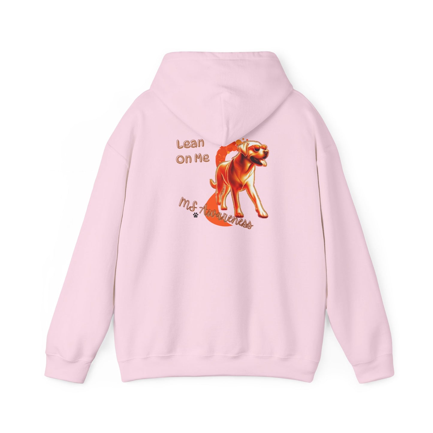 Labrador Retriever "Lean on Me" MS Awareness Hoodie