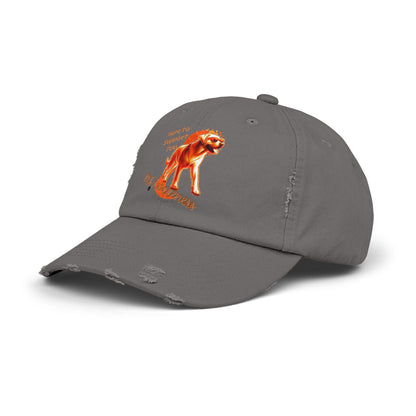 Labrador Retriever "Here to Support You" MS Awareness Distressed Cap
