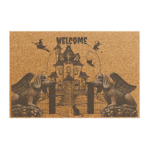 dacshund Guardian Angel Gargoyle Doormat