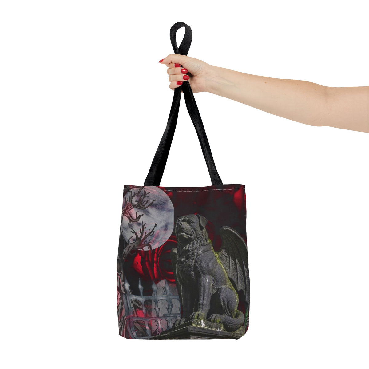 Rottweiler Angelic Gargoyle Protector Tote Bag