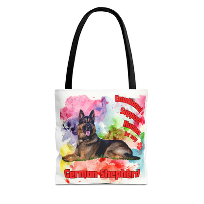 Emotional Support Human for my German Shepherd Totebag