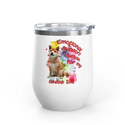 Emotional Support Human for my Shiba Inu Wine Chiller
