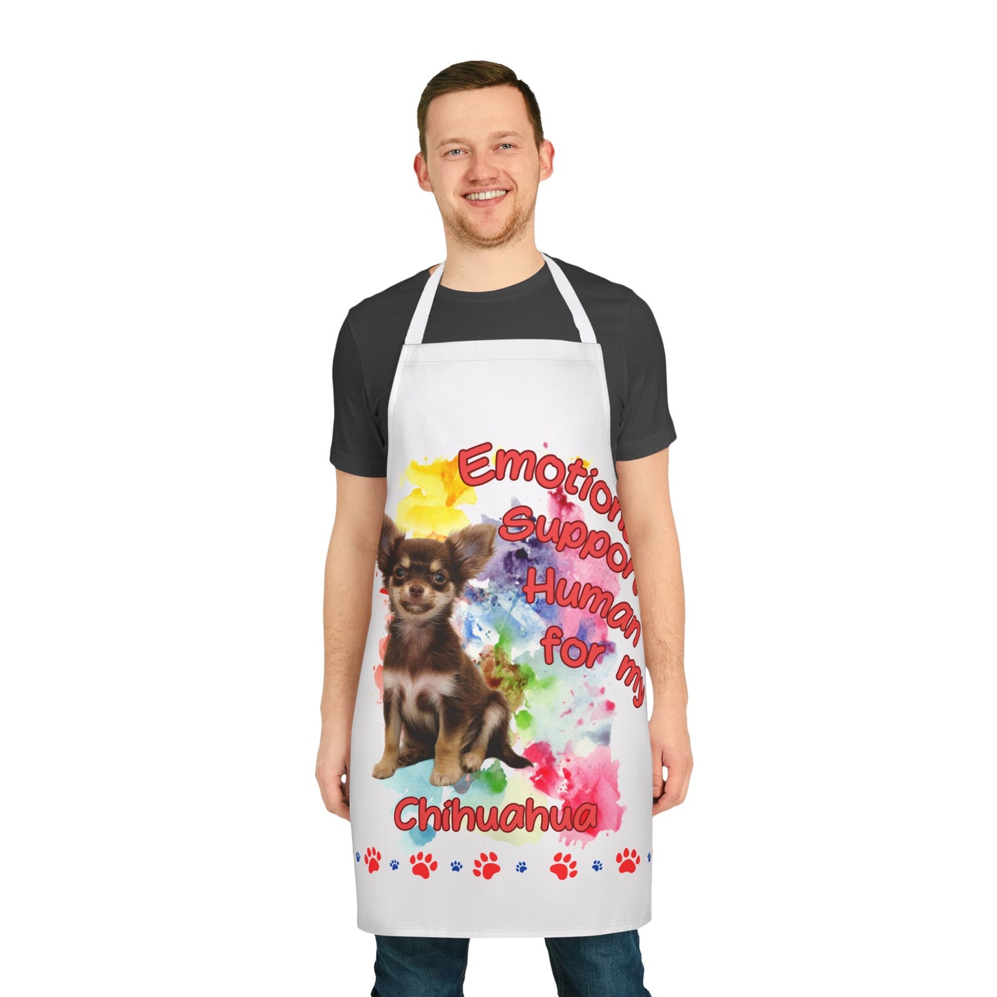 Emotional Support Human for my Chihuahua Apron