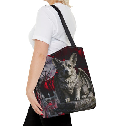 Corgi Angelic Gargoyle Protector Tote Bag