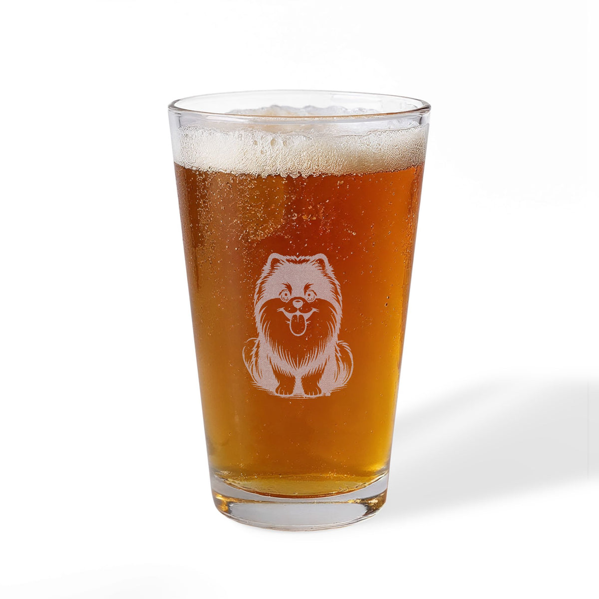 Pomsky Engraved Pint Glass