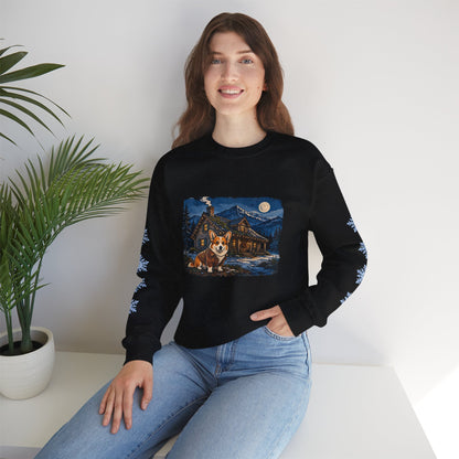 Corgi Smoky Mountain Christmas Sweatshirt