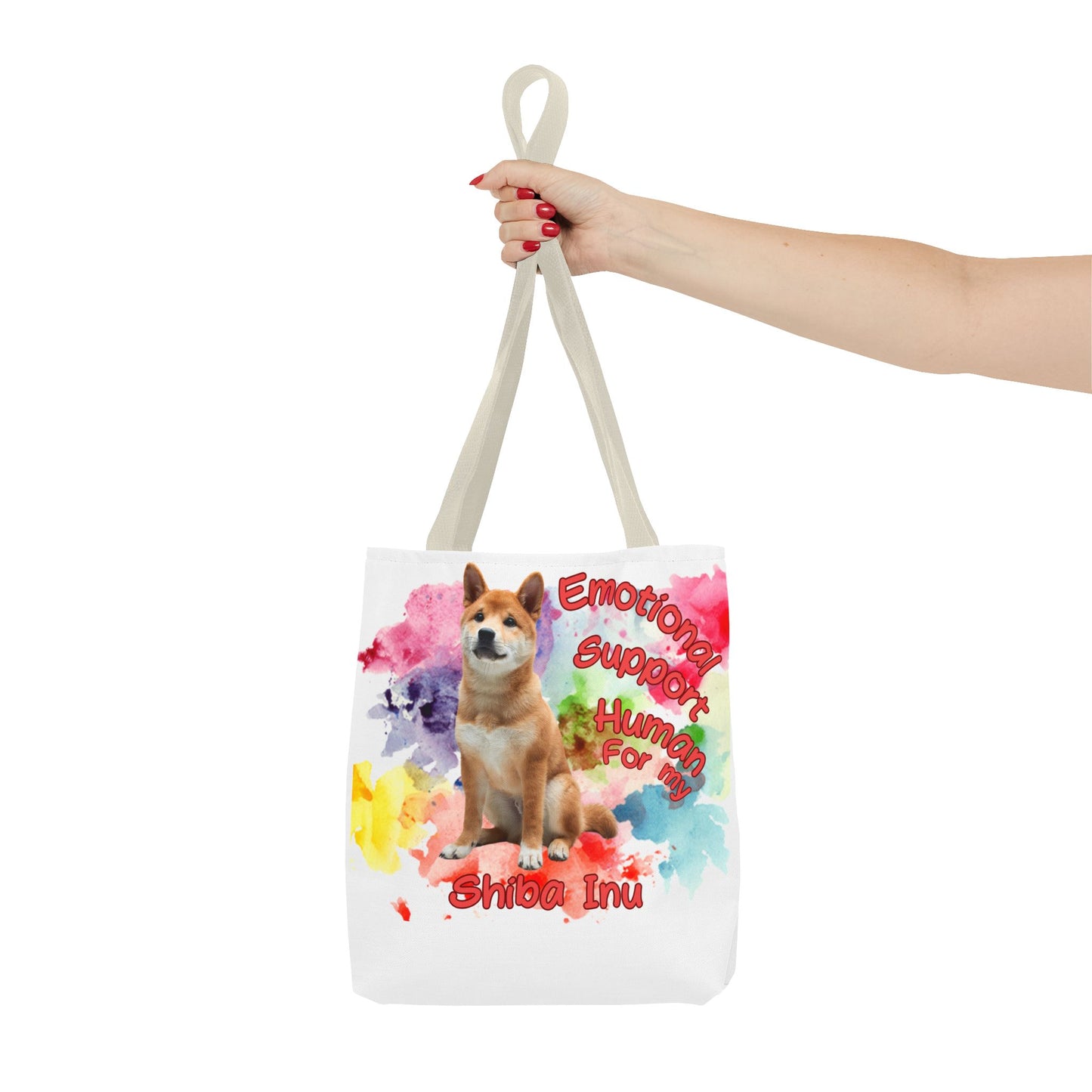 Emotional Support Human for my Shiba Inu Totebag