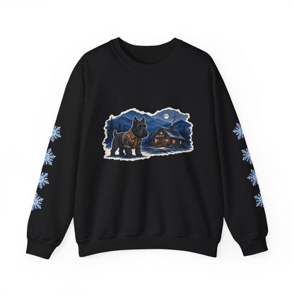 Scottish Terrier Smoky Mountain Christmas Sweatshirt