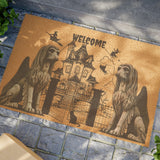 Afghan Hound Gargoyle Angel Doormat Spiritual Protector