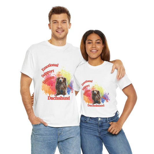 Emotional Support Human for my Dachshund T-shirt