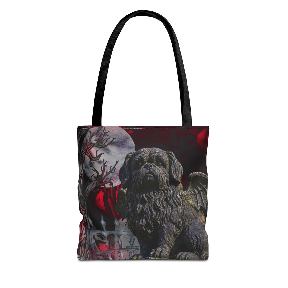Shih Tzu Angelic Gargoyle Protector Tote Bag