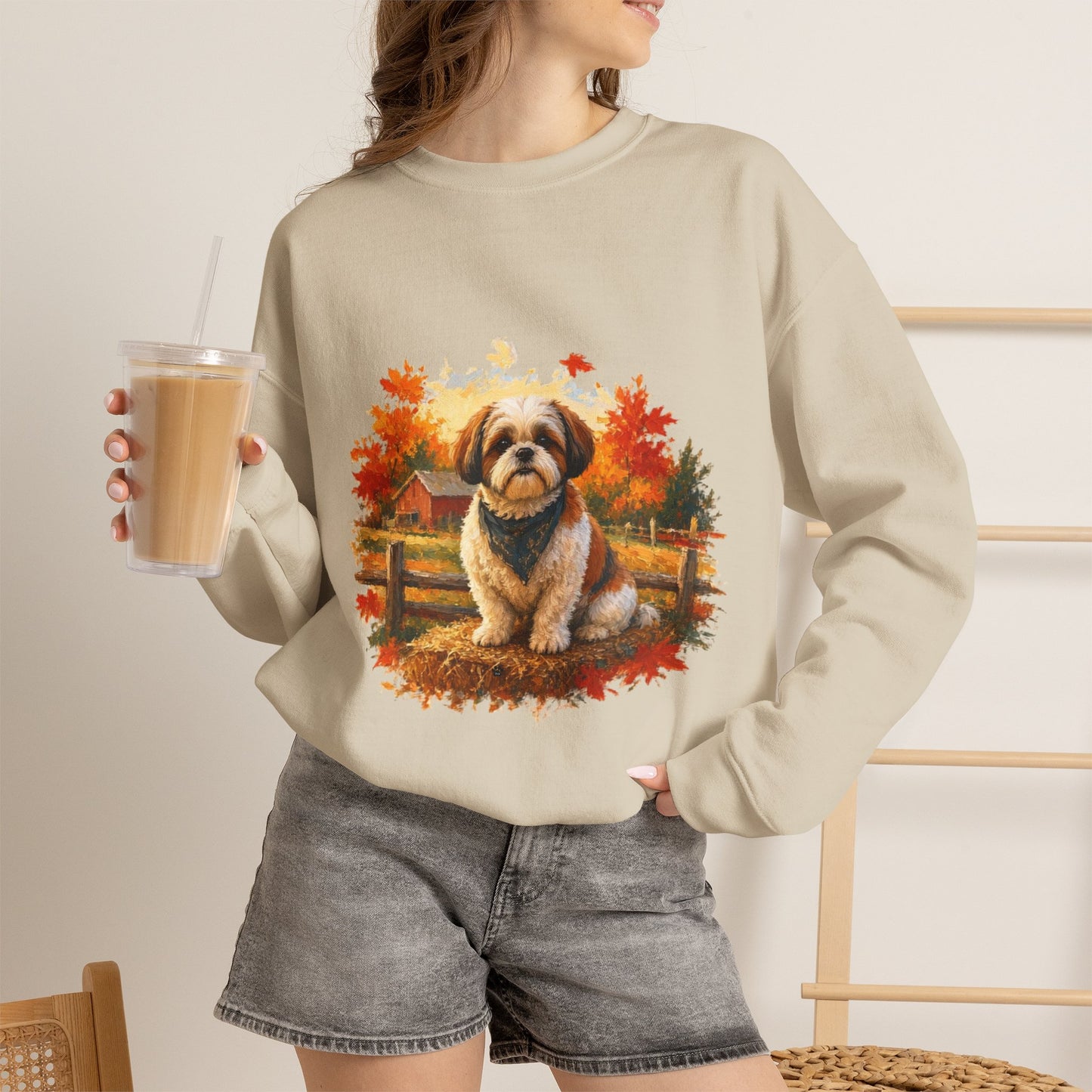 Shih Tzu Sweater Weather Sweatshirt