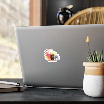 Emotional Support Human for my Dachshund Sticker