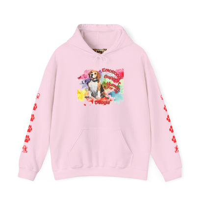 Emotional Support Human for My Beagle Pullover Hoodie