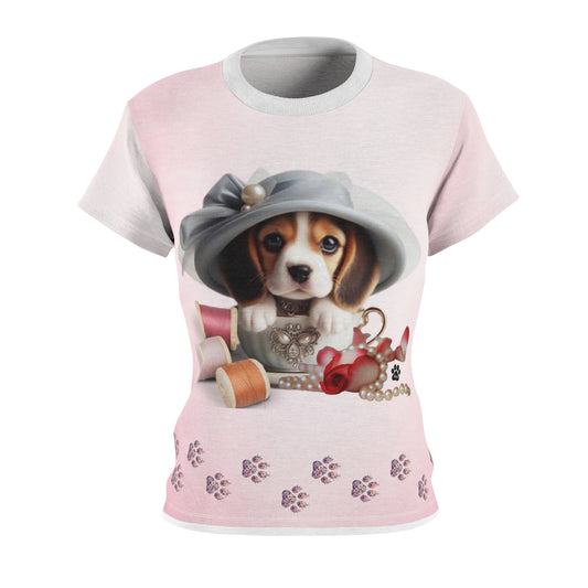 Too Cute Beagle Teacup puppy T-shirt