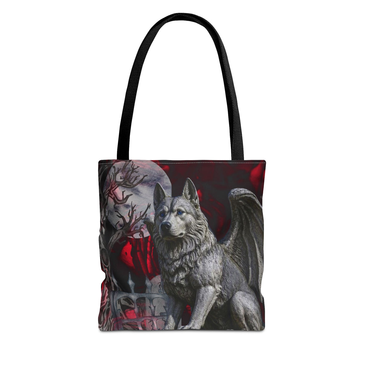 Siberian Husky Angelic Gargoyle Protector Tote Bag