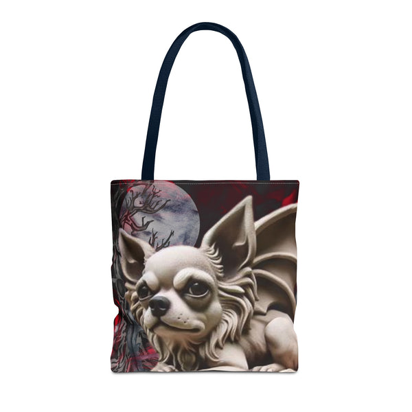 Chihuahua Guardian Angel Gargoyle Tote Bag Perfect for Trick or Treat bag