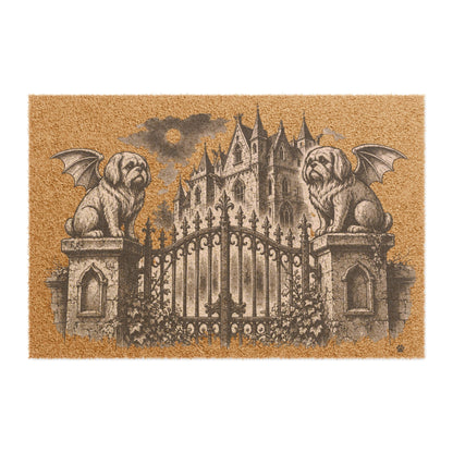 Shih Tzu Gargoyle Angel Gothic Protector Welcome Mat